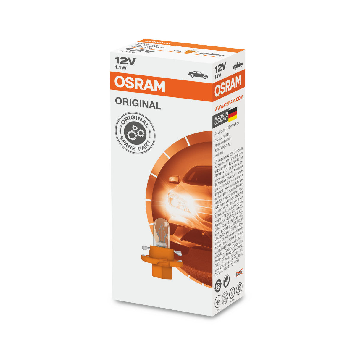 OSRAM ORIGINAL - BASE PLÁSTICA MF - 1 -1W - Lámpara de luz extra