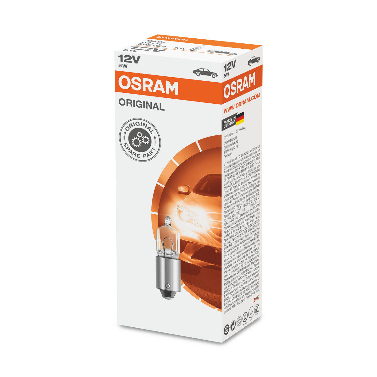 OSRAM ORIGINAL MINIWATT - 5W - 12V - Bombilla extra