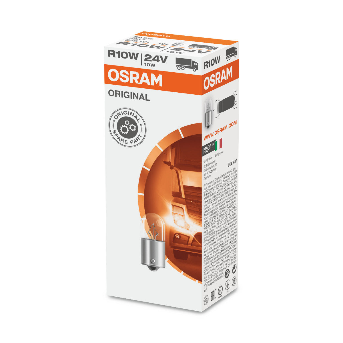 OSRAM ORIGINAL - BASE METAL - R10W - 24V