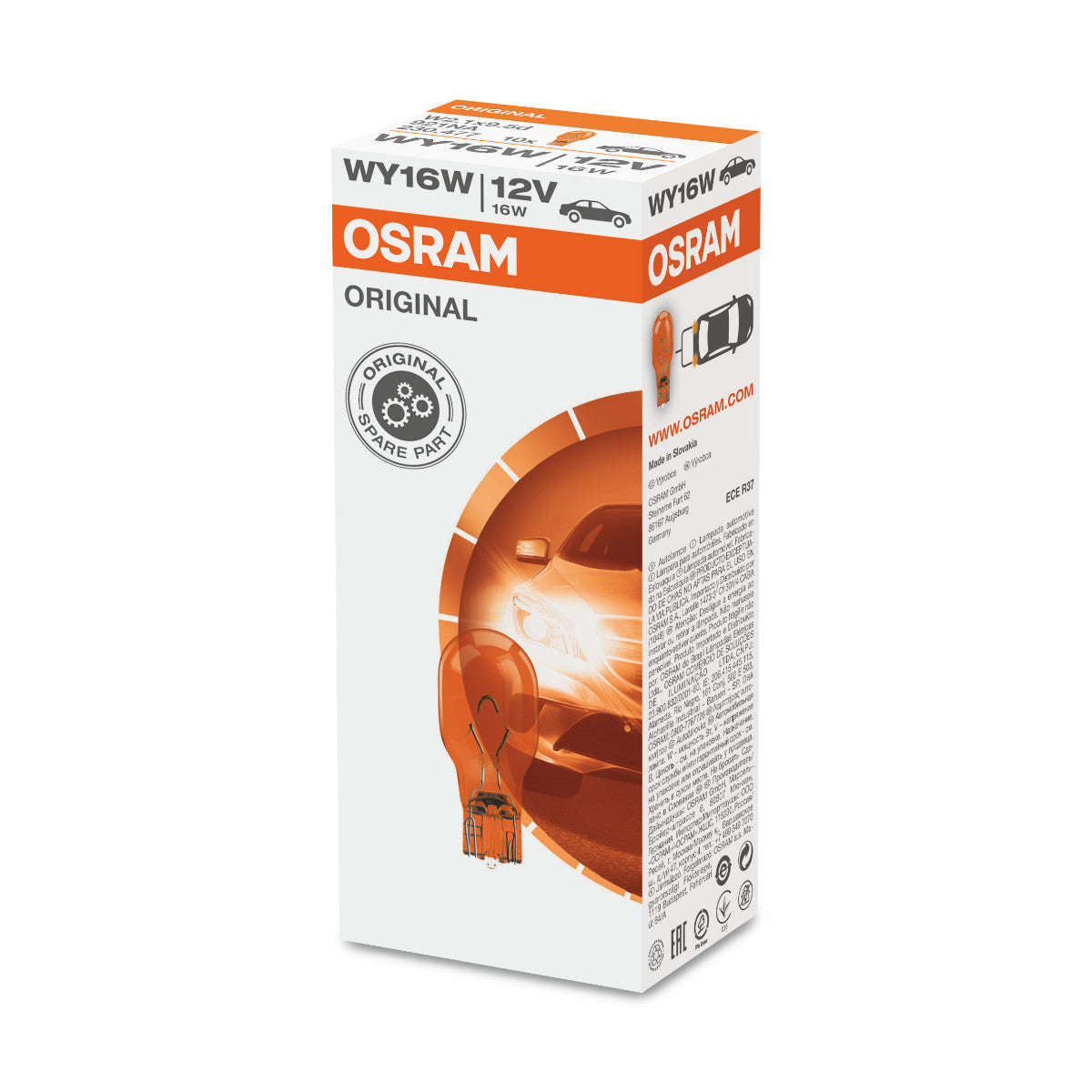 OSRAM ORIGINAL - WEDGE BASE - WY16W Lámpara de luz extra