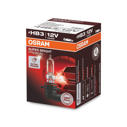 OSRAM SUPER BRIGHT PREMIUM - SUPER BRIGHT - Off-road HB3 Faro Halógeno