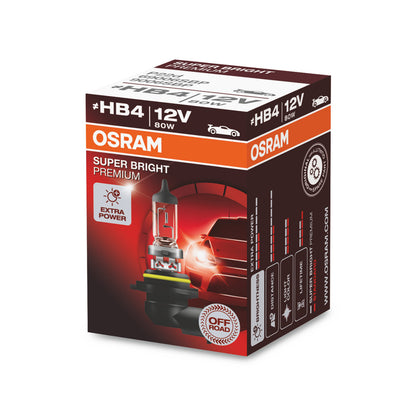 OSRAM SUPER BRIGHT PREMIUM - SUPER BRIGHT - Off-road HB4 Faro Halógeno