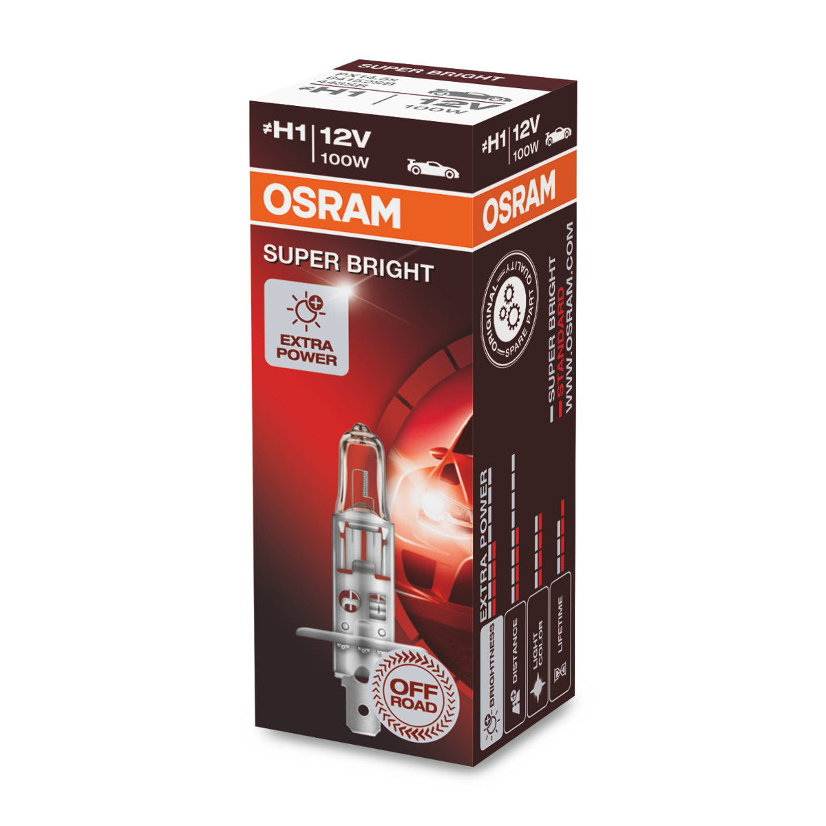 OSRAM SUPER BRIGHT PREMIUM - SUPER BRIGHT - Off-road H1 - PX14 -5s Proyector halógeno