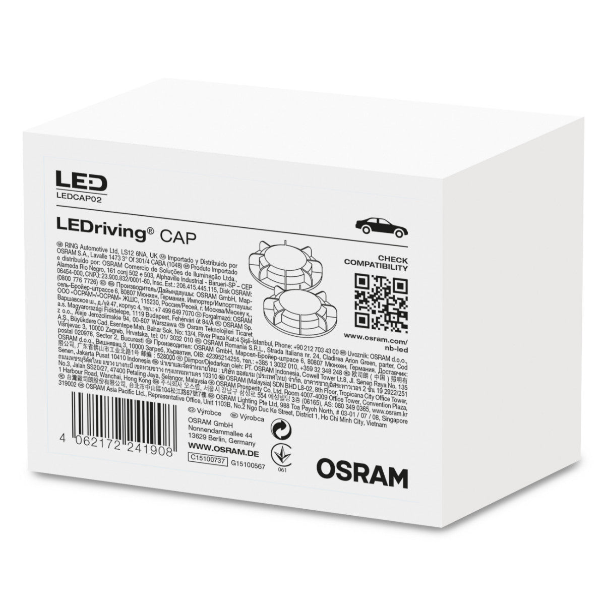 Tapa de conducción LED OSRAM - LEDCAP02
