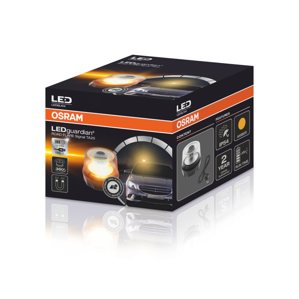 OSRAM LEDguardian ROAD FLARE Señal TA20