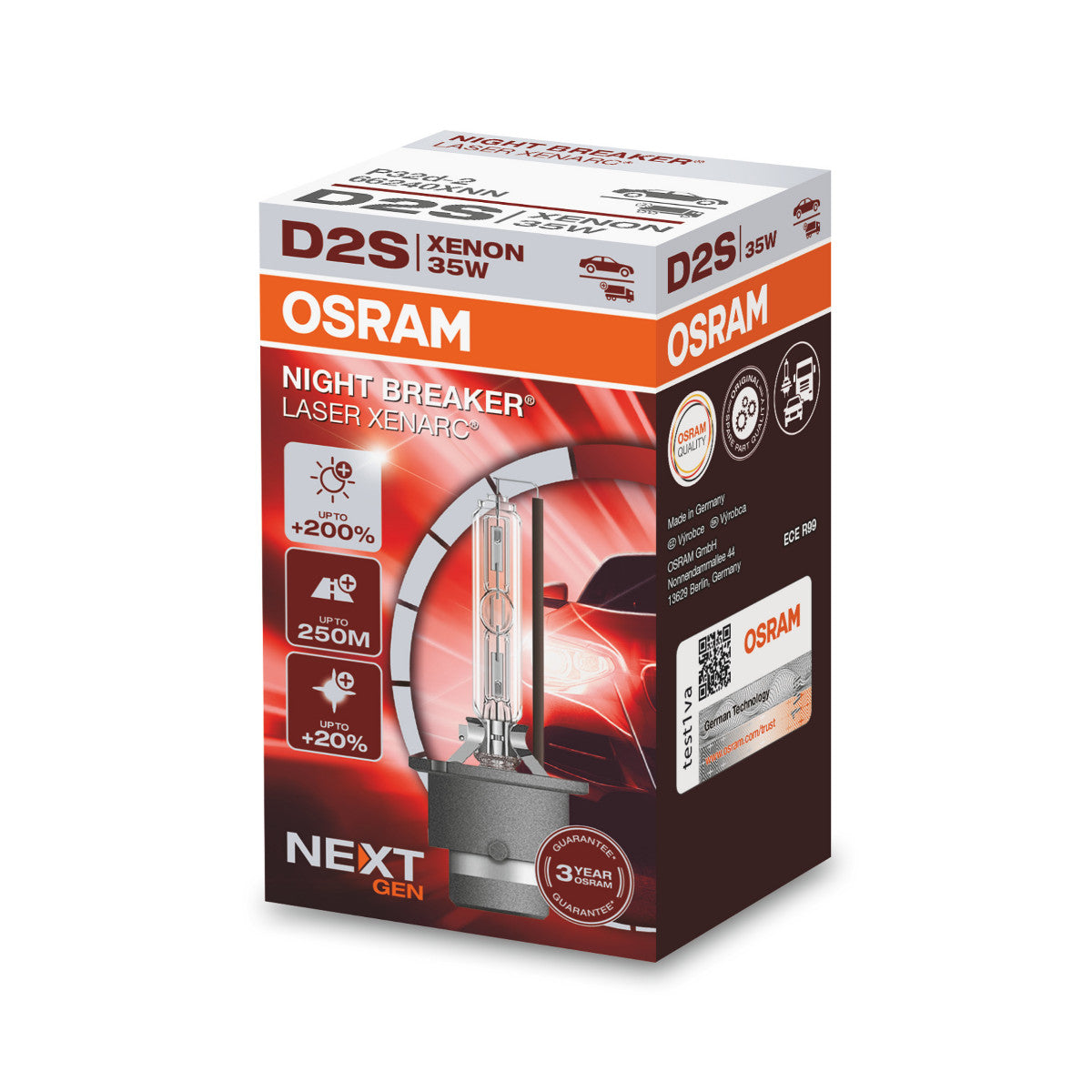LÁSER OSRAM XENARC NIGHT BREAKER (Próxima generación) - D2S - PAQUETE DE 1