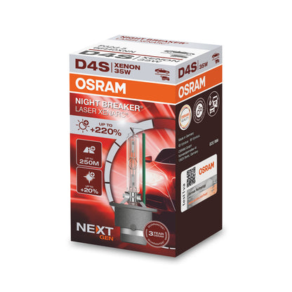 LÁSER OSRAM XENARC NIGHT BREAKER (PRÓXIMA GENERACIÓN) - D4S - 1 paquete