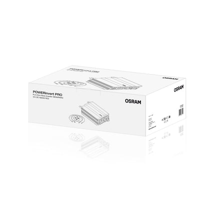 OSRAM Inversor de onda sinusoidal pura 12V DC 1000W RCD