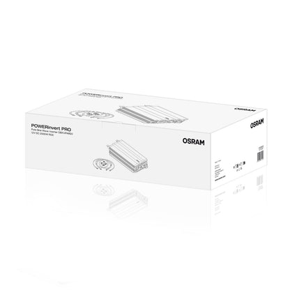 OSRAM Inversor de onda sinusoidal pura 12V DC 2000W RCD