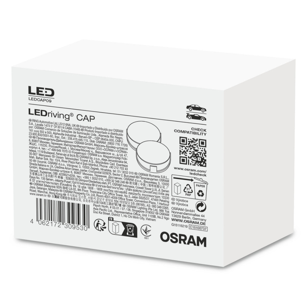 GORRA de conducción LED OSRAM - LEDCAP09