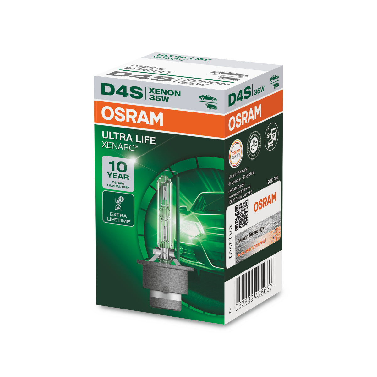 OSRAM XENARC ULTRA LIFE - D4S HID proyector lámpara - 1-PACK