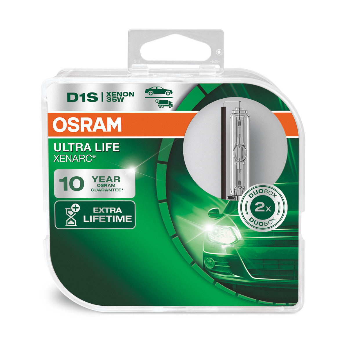 OSRAM XENARC ULTRA LIFE - D1S HID proyector lámpara - 2-PACK