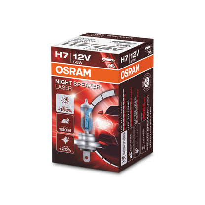 OSRAM NIGHT BREAKER® LASER H7 Caja plegable