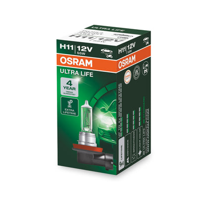 OSRAM ULTRA LIFE - Proyector halógeno H11 - Caja plegable