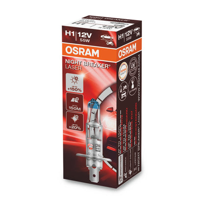 OSRAM NIGHT BREAKER® LASER H1 Caja plegable