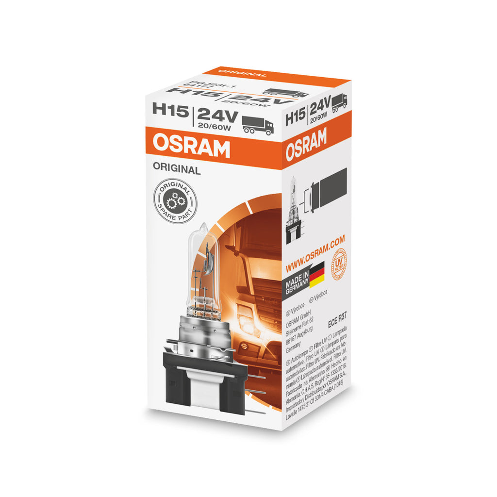 OSRAM ORIGINAL LINE - H15 - 24 V - 6020 W - Bombilla halógena para faros delanteros