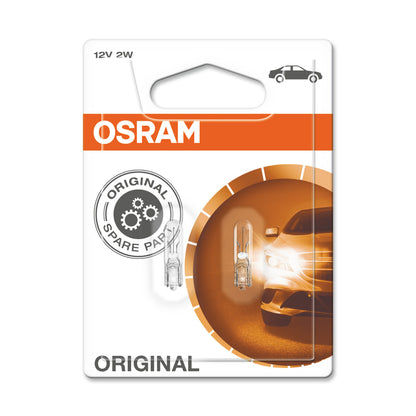 OSRAM ORIGINAL - BASE WEDGE - 2W - 12V - W2x4.6d - Lámpara de luz extra