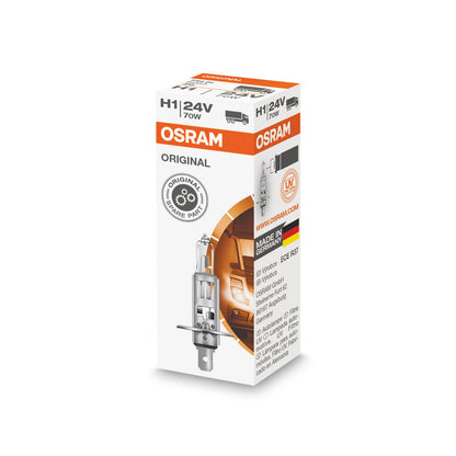 OSRAM ORIGINAL LINE - H1 - 24 V - 70 W - Foco halógeno - Caja plegable