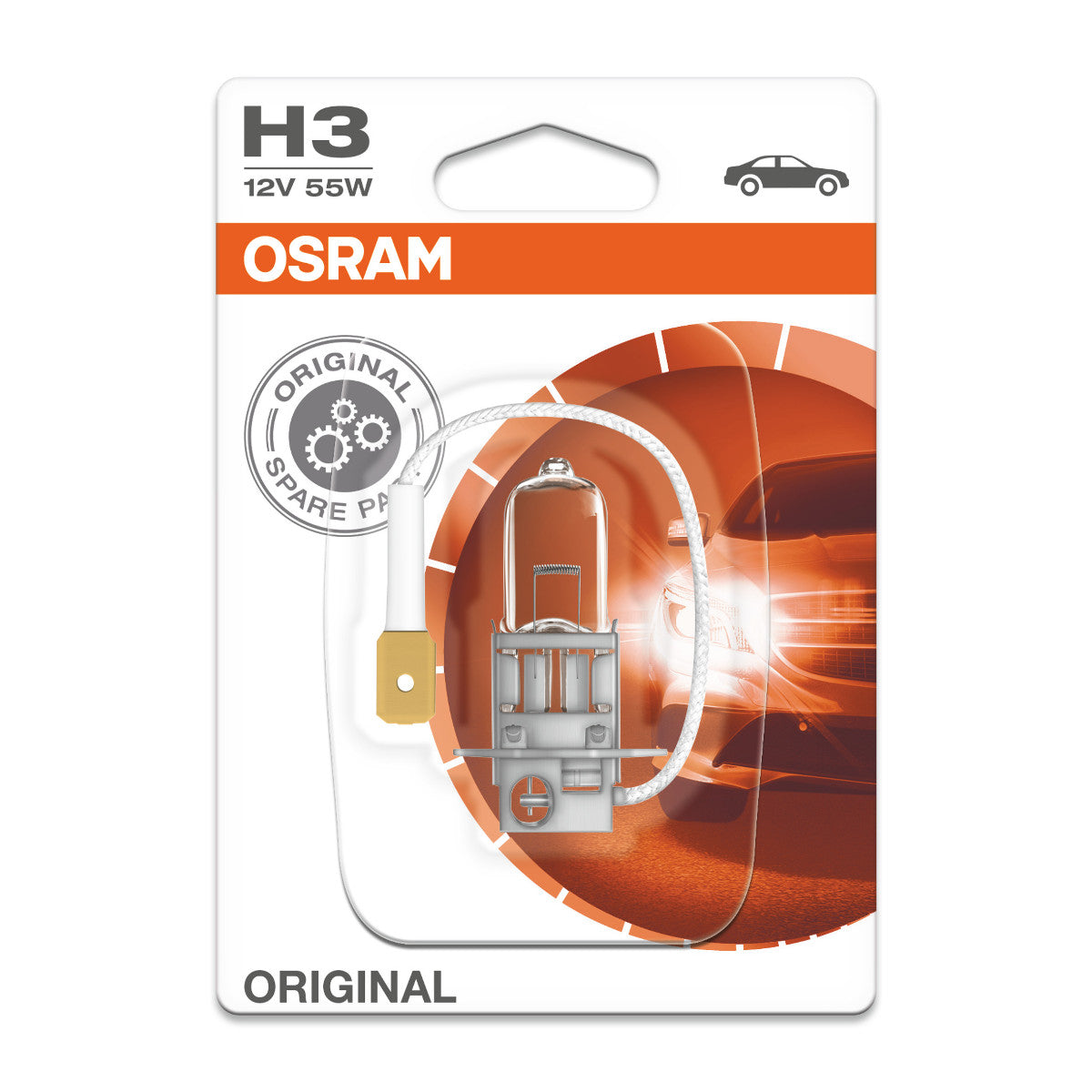 OSRAM ORIGINAL LINE - H3 - 12 V - 55 W - Proyector halógeno