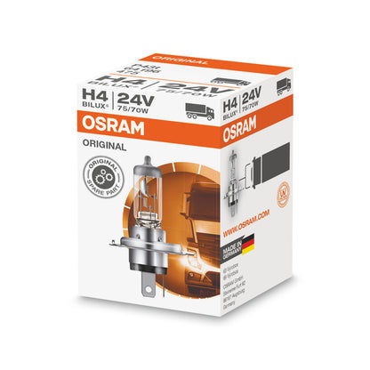 OSRAM ORIGINAL LINE - H4 - 24 V - 7570 W - Proyector halógeno - Caja plegable