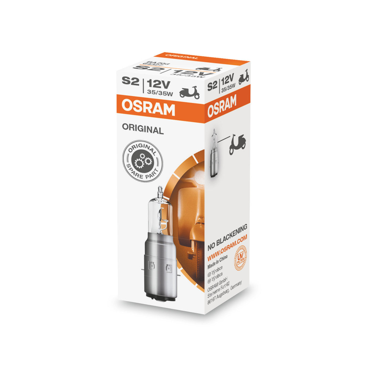 OSRAM ORIGINAL LINE - S2 - 12 V - 3535 W - Foco halógeno - Caja plegable