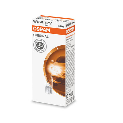 OSRAM ORIGINAL - BASE WEDGE - 5W - 12V - W2.1x9.5d - Lámpara de luz extra