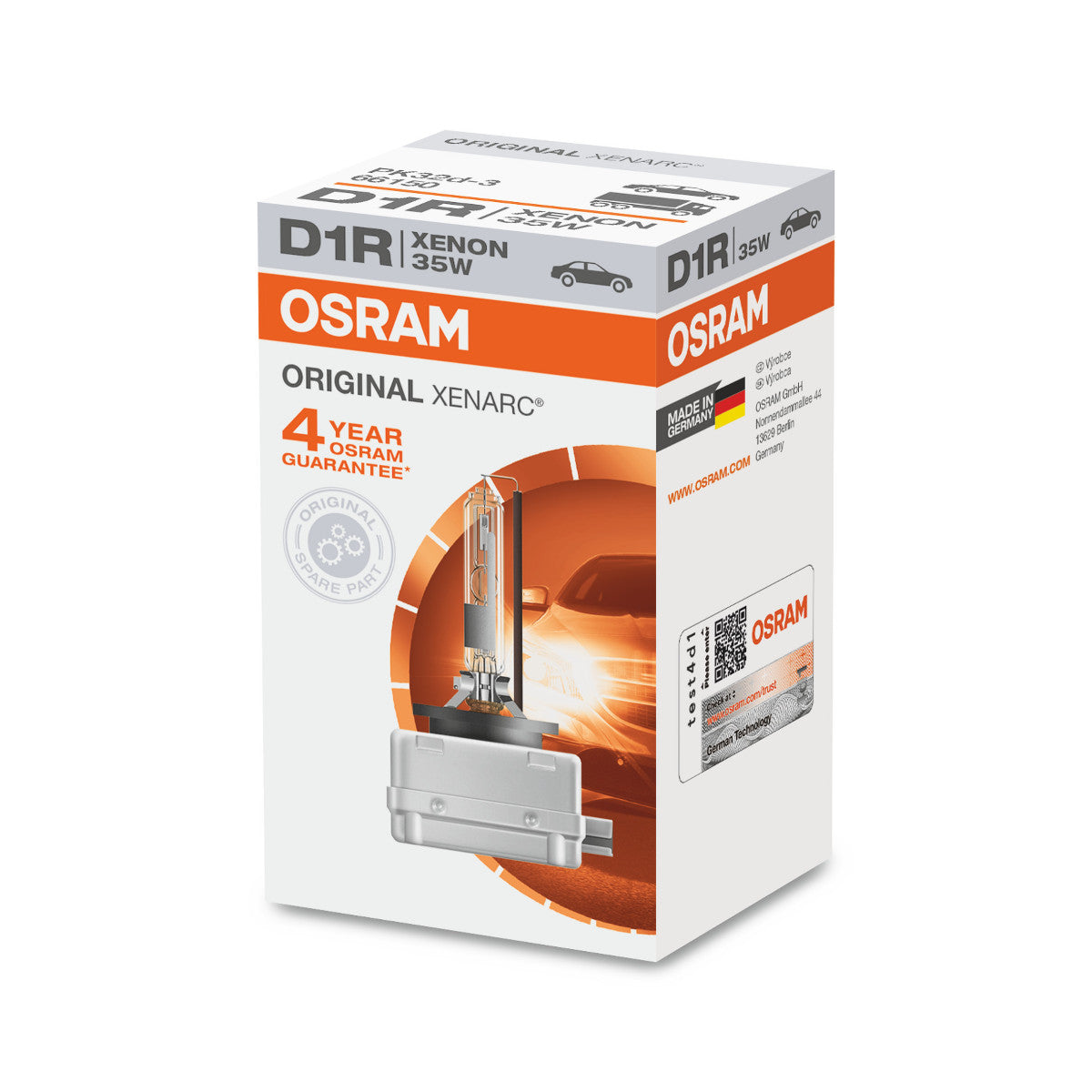 OSRAM XENARC ORIGINAL - Bombilla de faro HID D1R