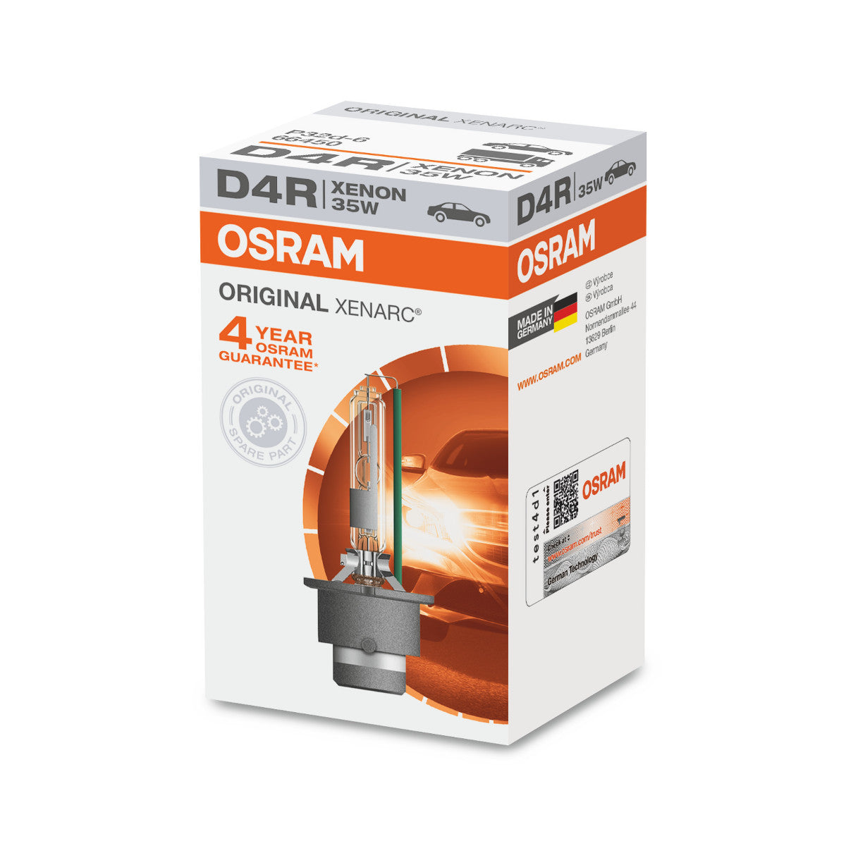 OSRAM XENARC ORIGINAL - Bombilla de faro HID D4R