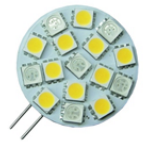 G4 12V/24V 1W/1,7W LED rojo/blanco cálido