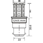 B22 12V/24V 2.5W
