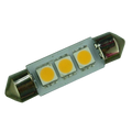 Spollampa 12V/24V 0.5W 37mm