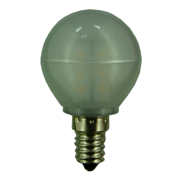 E14 12V/24V 2,5W LED de cristal esmerilado