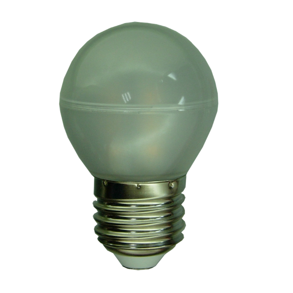 E27 12V/24V 2,5W LED de cristal esmerilado