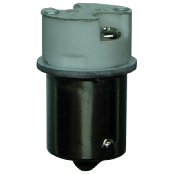 Toma adaptadora de BA15s a G4/GU4 6V/12V/24V