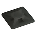 Anclaje sujetacables 4,6mm Poliamida Negro - 10 uds.